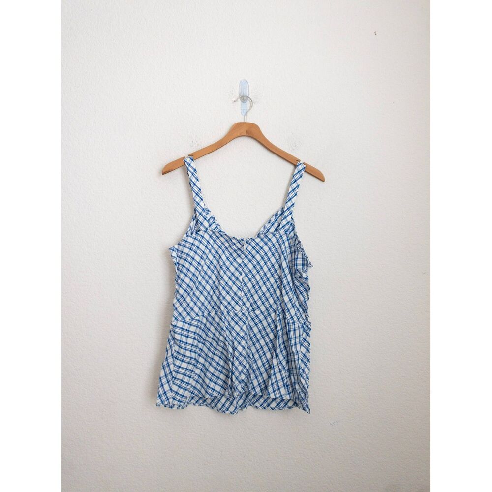 Lewit Sodalite Kasie Check Tank Top size XL - Picture 3 of 6